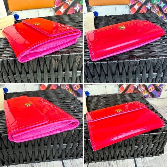 Louis Vuitton pink vernis leather ludlow card holder coin case - Picture 5 of 16